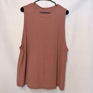 Lululemon Women’s All Yours Boyfriend Tank, Dusty Rose, Size 8. 0151.